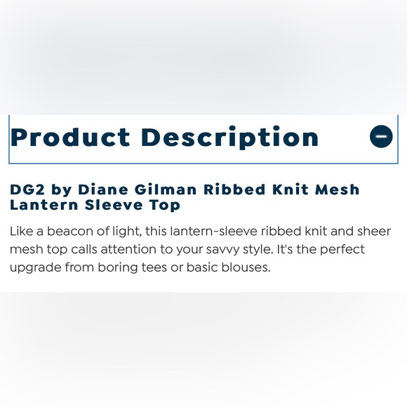 DG2 ribbed mesh long sleeve top. XS. Never worn, excellent condition. - Picture 4 of 4